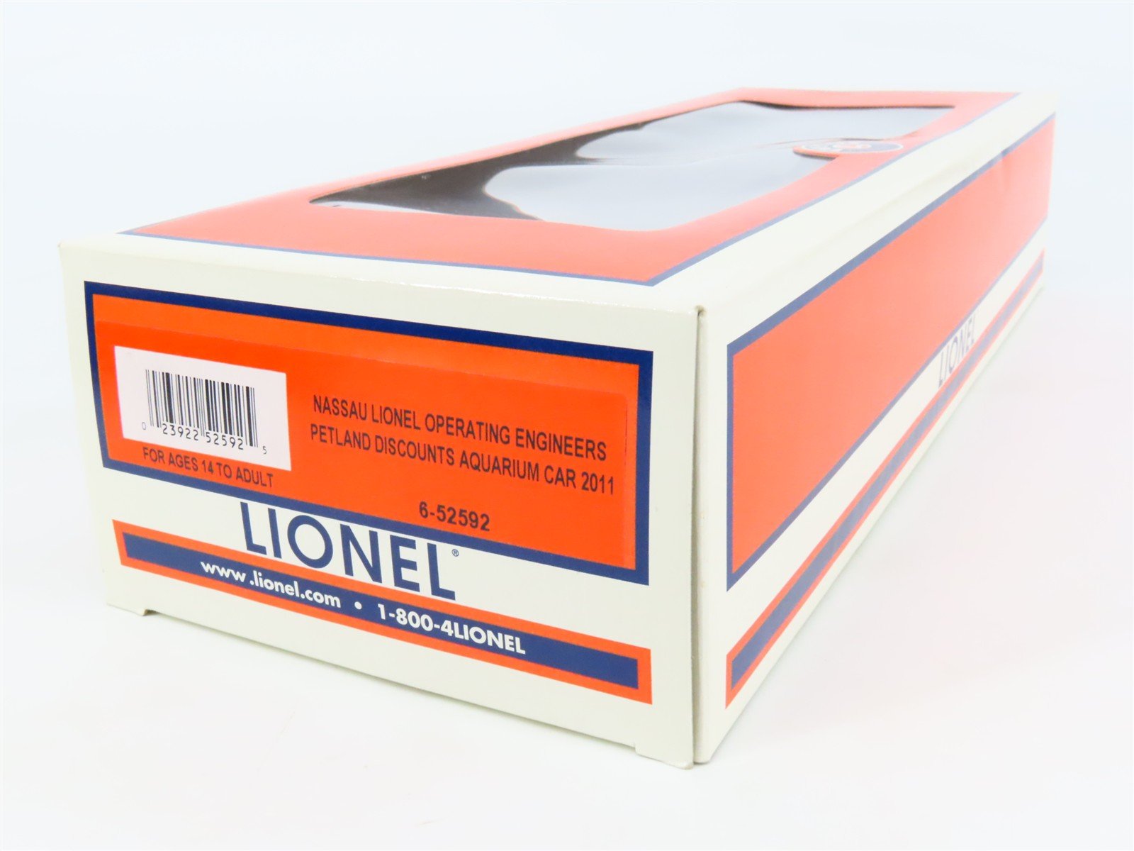 O Gauge 3-Rail Lionel 6-52592 2011 Nassau Petland Traveling Aquarium Car #8311