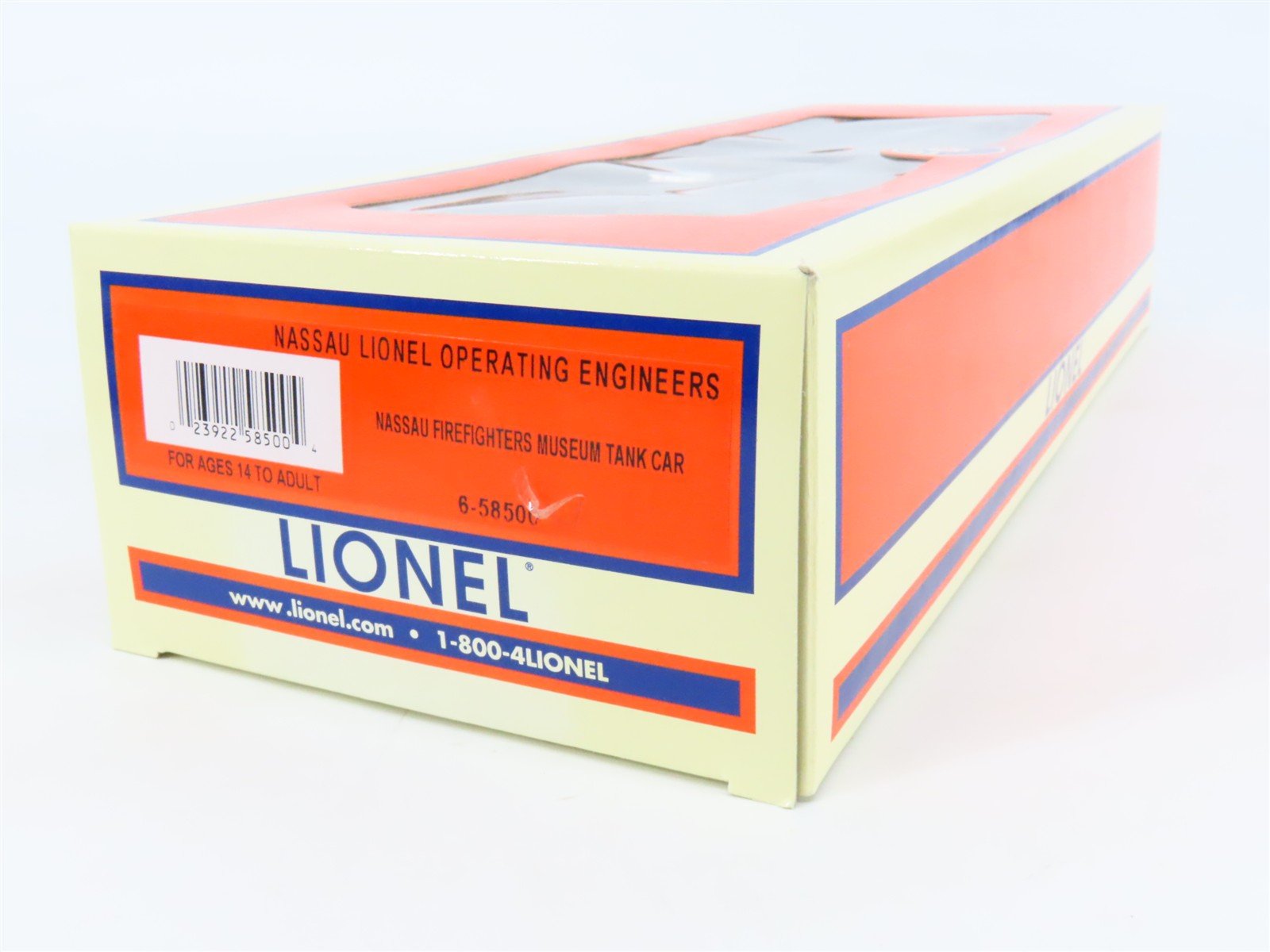 O Gauge 3-Rail Lionel 6-58506 Lionel Nassau Engineers Tankcar #MRFF-02