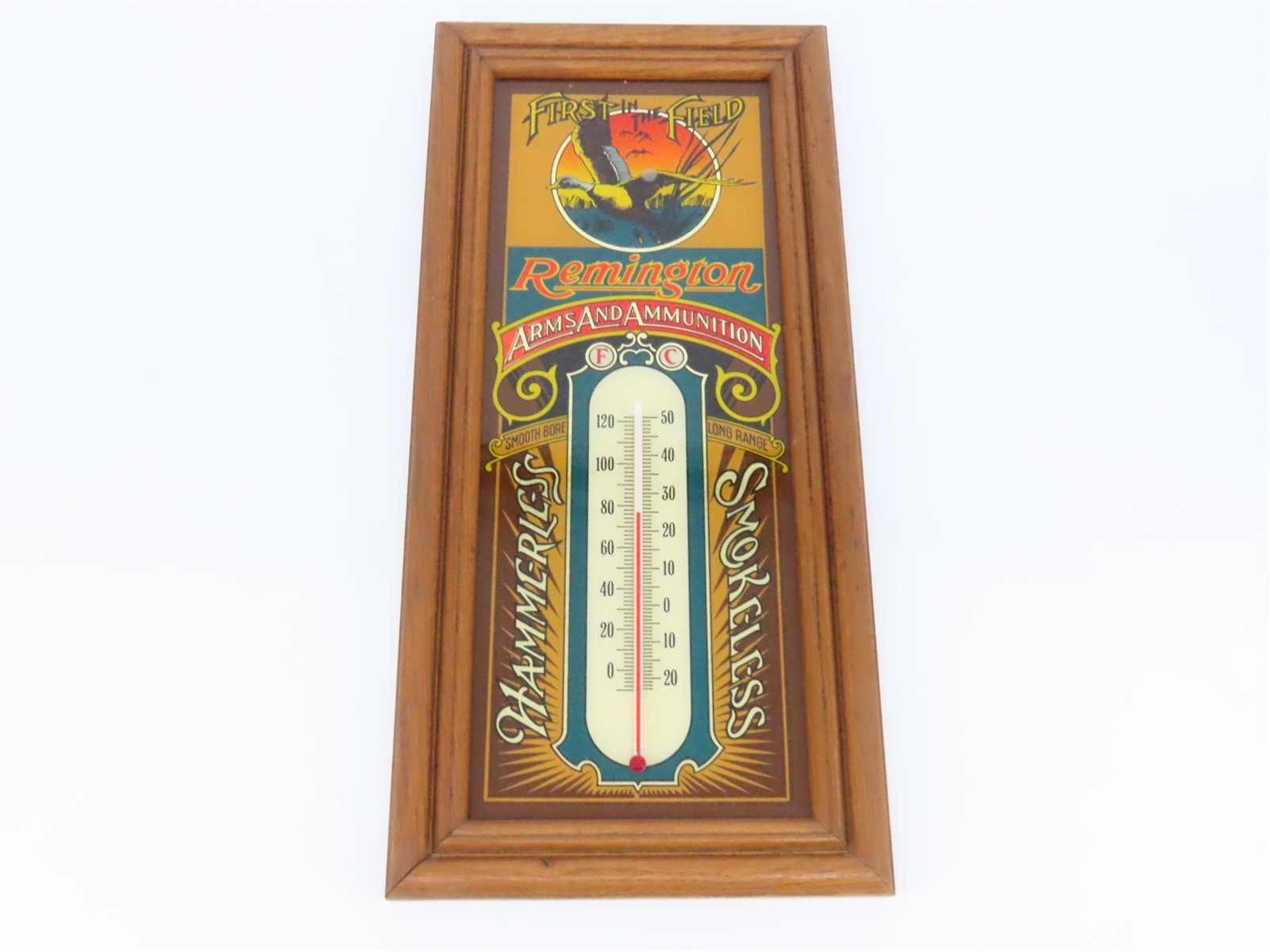 Remington Wood Frame Wall Thermometer