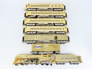 O 3-Rail MTH Millennium Gold NYC J1e Steam w/ 6 Freight & Passenger Cars