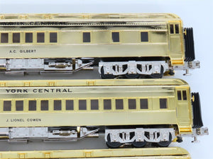 O 3-Rail MTH Millennium Gold NYC J1e Steam w/ 6 Freight & Passenger Cars