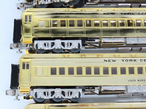 O 3-Rail MTH Millennium Gold NYC J1e Steam w/ 6 Freight & Passenger Cars