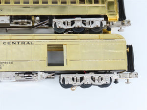 O 3-Rail MTH Millennium Gold NYC J1e Steam w/ 6 Freight & Passenger Cars
