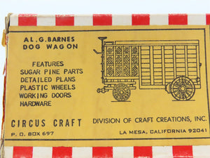O 1/48 Scale Circus Craft Craftsman Kit #CW.21 Al. G. Barnes Circus Dog Wagon