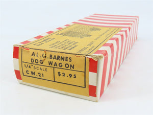 O 1/48 Scale Circus Craft Craftsman Kit #CW.21 Al. G. Barnes Circus Dog Wagon