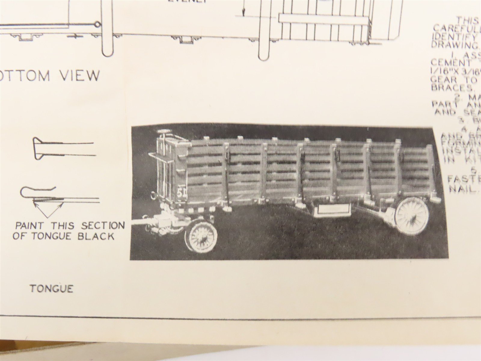 O 1/48 Scale Wardie-Jay Craftsman Kit Menagerie Pole & Canvas Circus Wagon