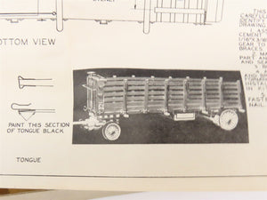 O 1/48 Scale Wardie-Jay Craftsman Kit Menagerie Pole & Canvas Circus Wagon