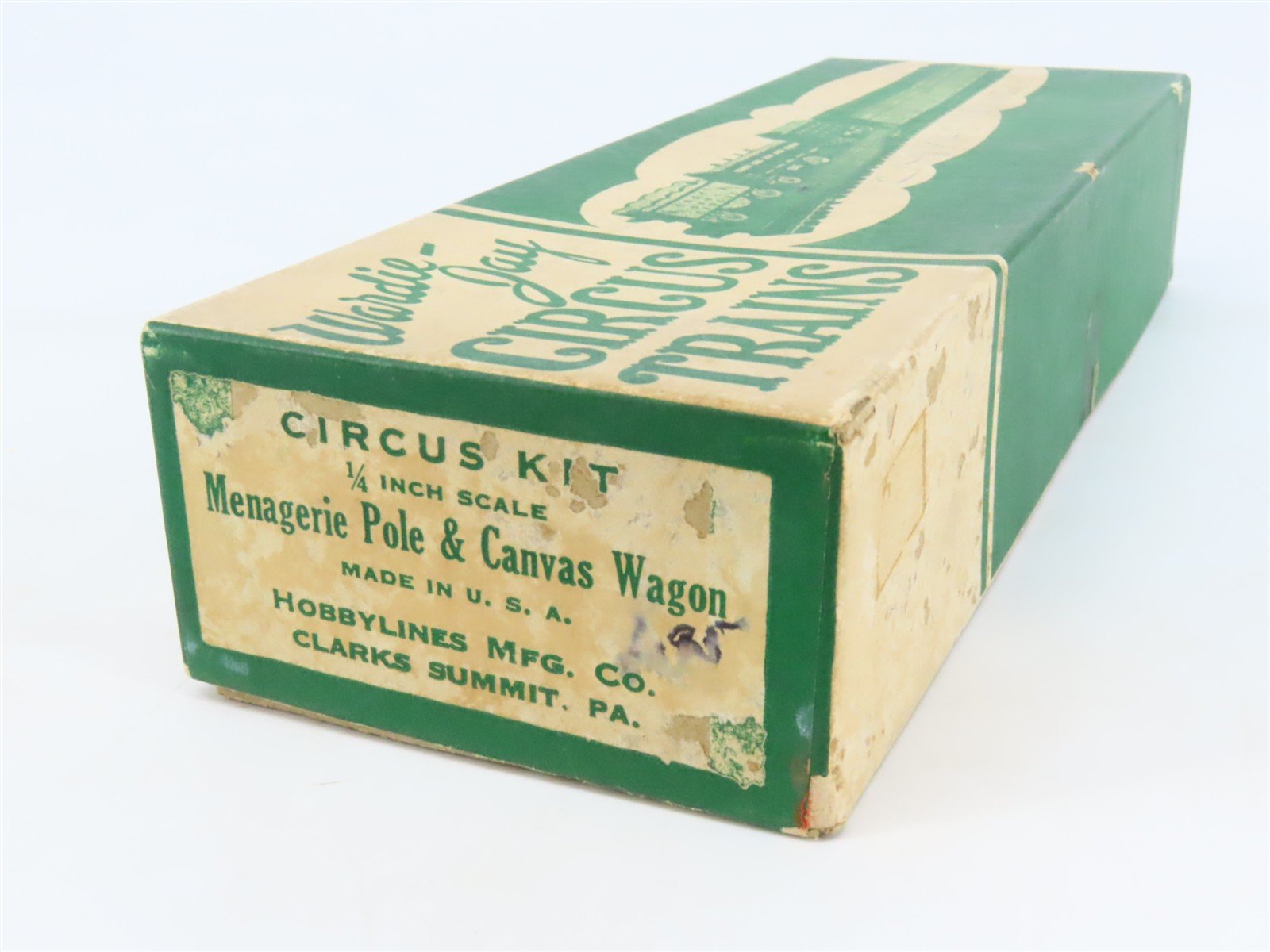 O 1/48 Scale Wardie-Jay Craftsman Kit Menagerie Pole & Canvas Circus Wagon