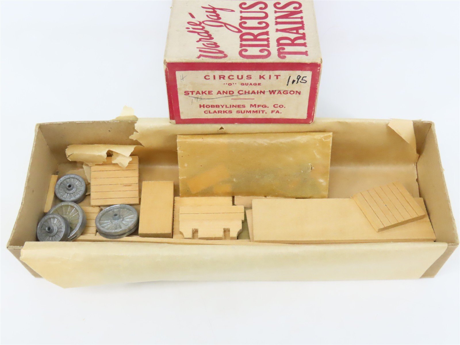 O 1/48 Scale Wardie-Jay Craftsman Kit Stake & Chain Circus Wagon