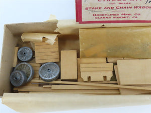 O 1/48 Scale Wardie-Jay Craftsman Kit Stake & Chain Circus Wagon
