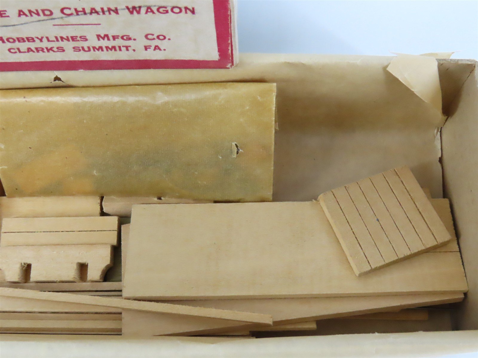 O 1/48 Scale Wardie-Jay Craftsman Kit Stake & Chain Circus Wagon