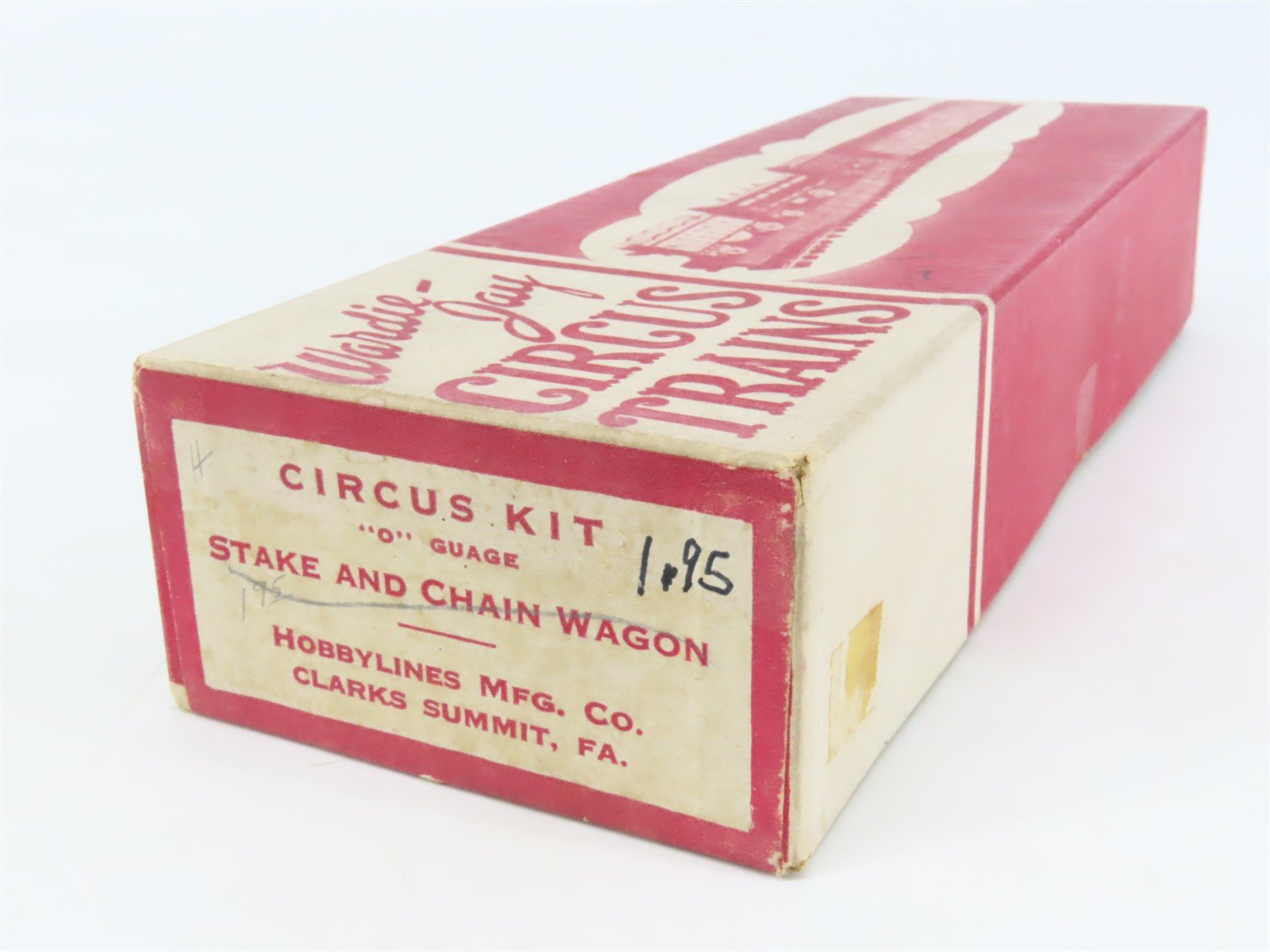 O 1/48 Scale Wardie-Jay Craftsman Kit Stake & Chain Circus Wagon