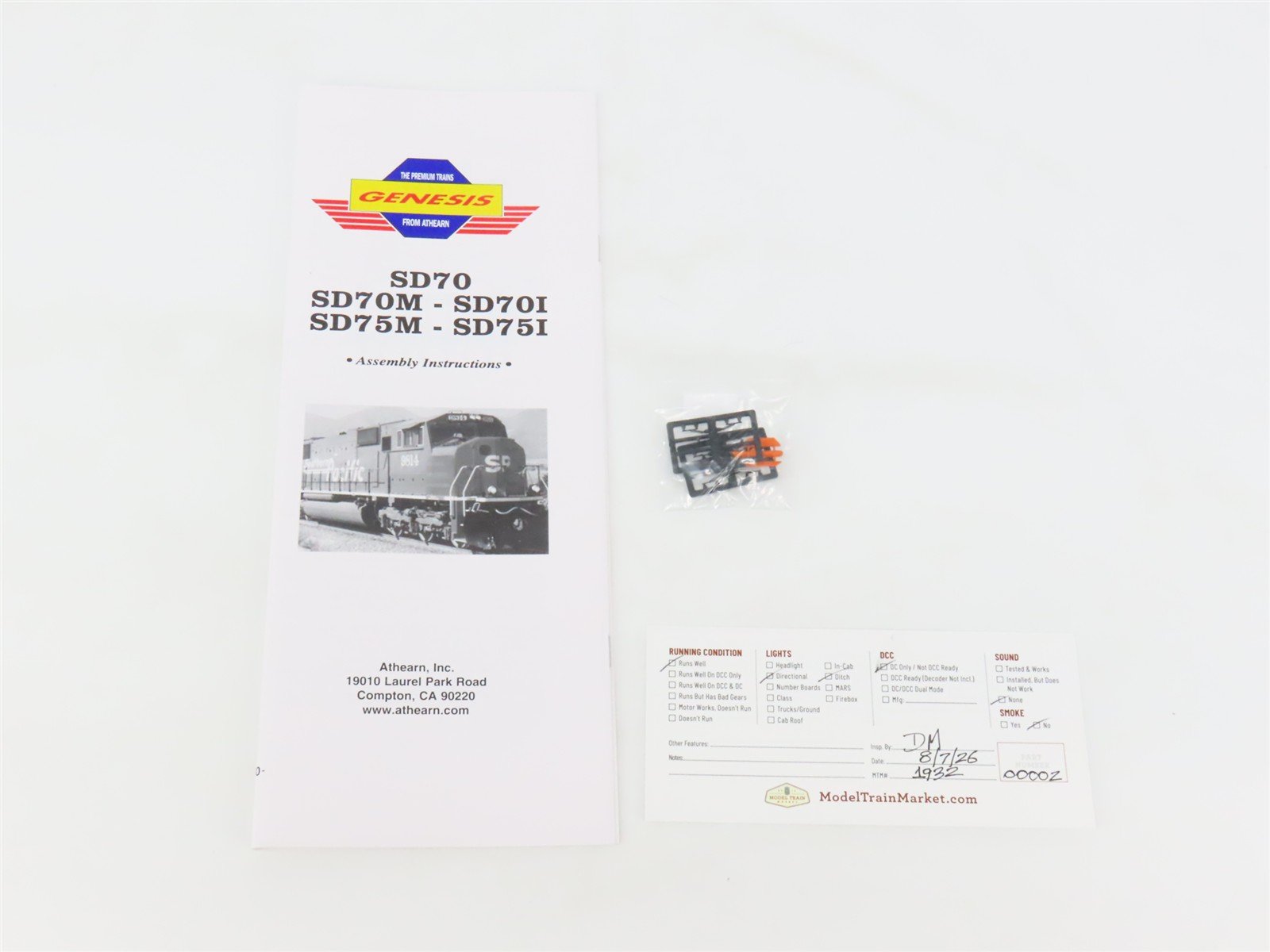 HO Scale Athearn Genesis G6176 BNSF Railway Heritage SD75M Diesel #8258