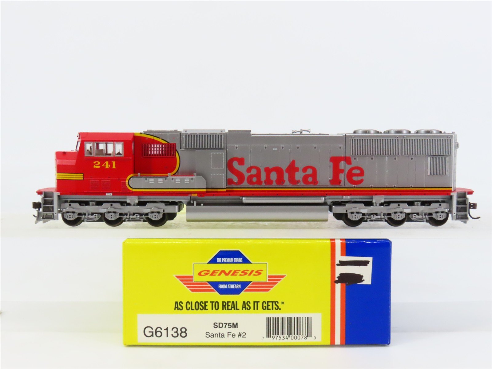 HO Scale Athearn Genesis G6138 ATSF Santa Fe 