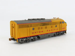 HO Scale Proto 1000 UP Union Pacific F3A/B Diesel Set #1403/1404B - Weathered