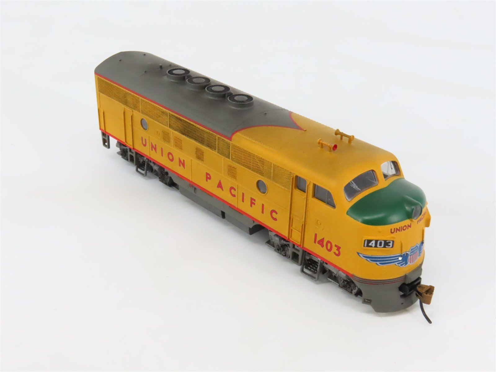 HO Scale Proto 1000 UP Union Pacific F3A/B Diesel Set #1403/1404B - Weathered