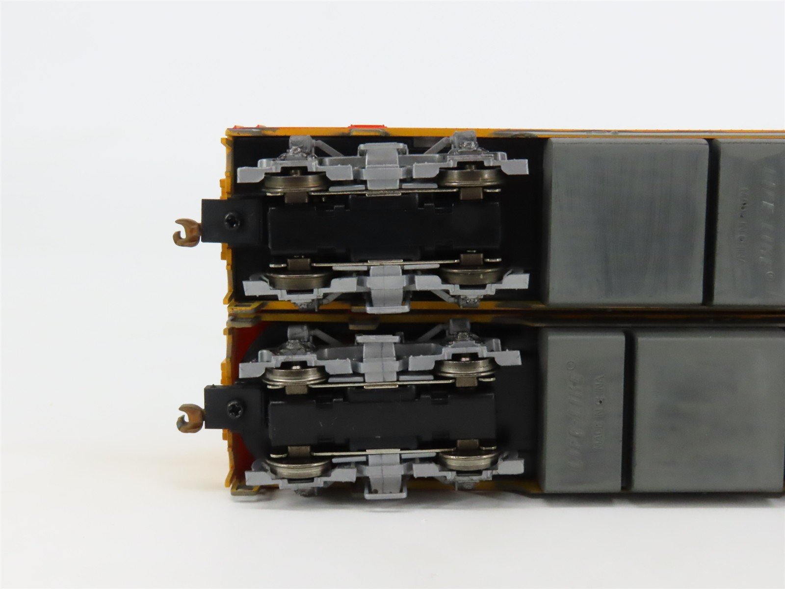 HO Scale Proto 1000 UP Union Pacific F3A/B Diesel Set #1403/1404B - Weathered