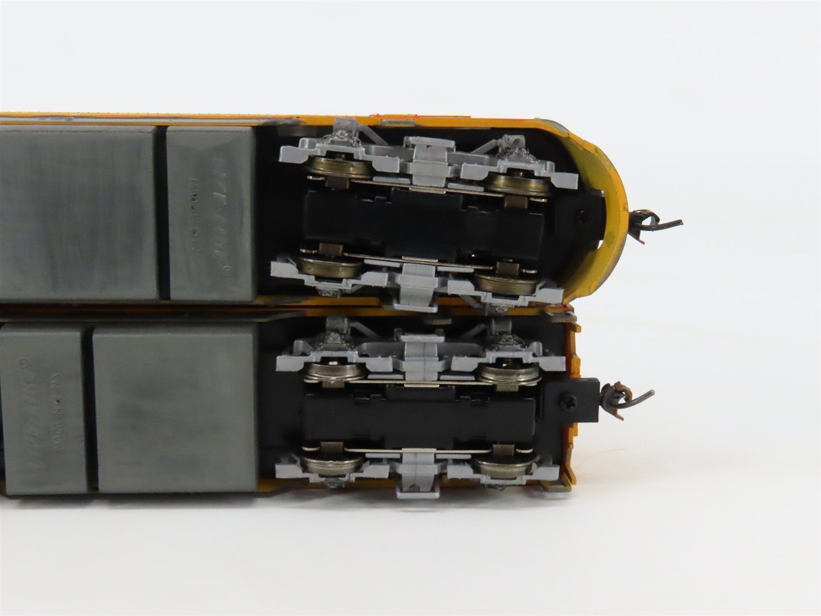 HO Scale Proto 1000 UP Union Pacific F3A/B Diesel Set #1403/1404B - Weathered