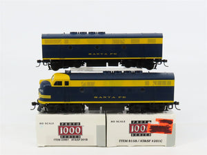 HO Scale Proto 1000 ATSF Santa Fe EMD F3A/B Diesel Locomotive Set #201C/201B