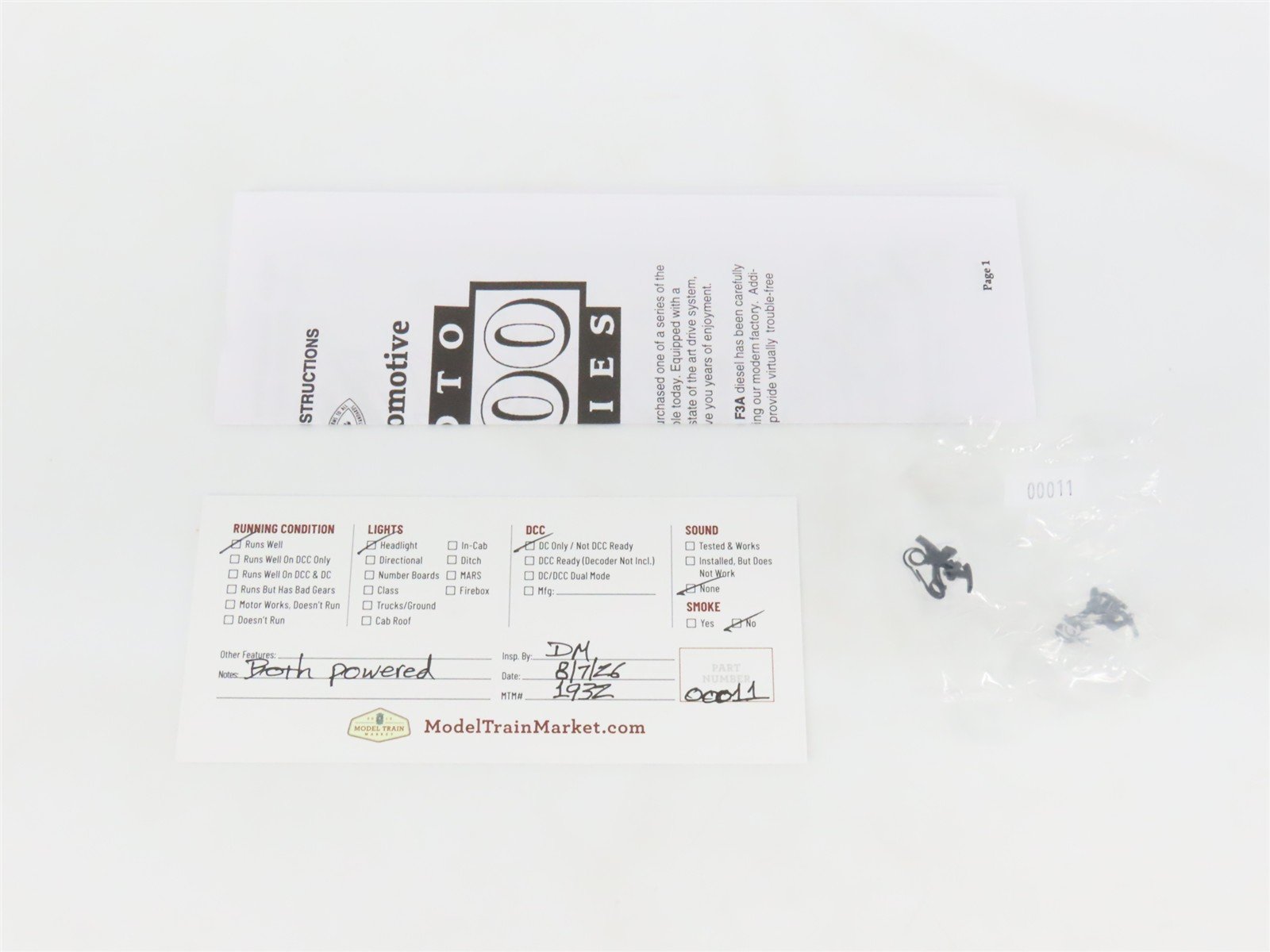 HO Scale Proto 1000 ATSF Santa Fe EMD F3A/B Diesel Locomotive Set #201C/201B