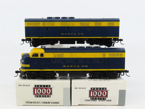 HO Scale Proto 1000 ATSF Santa Fe EMD F3A/B Diesel Locomotive Set #200C/200B