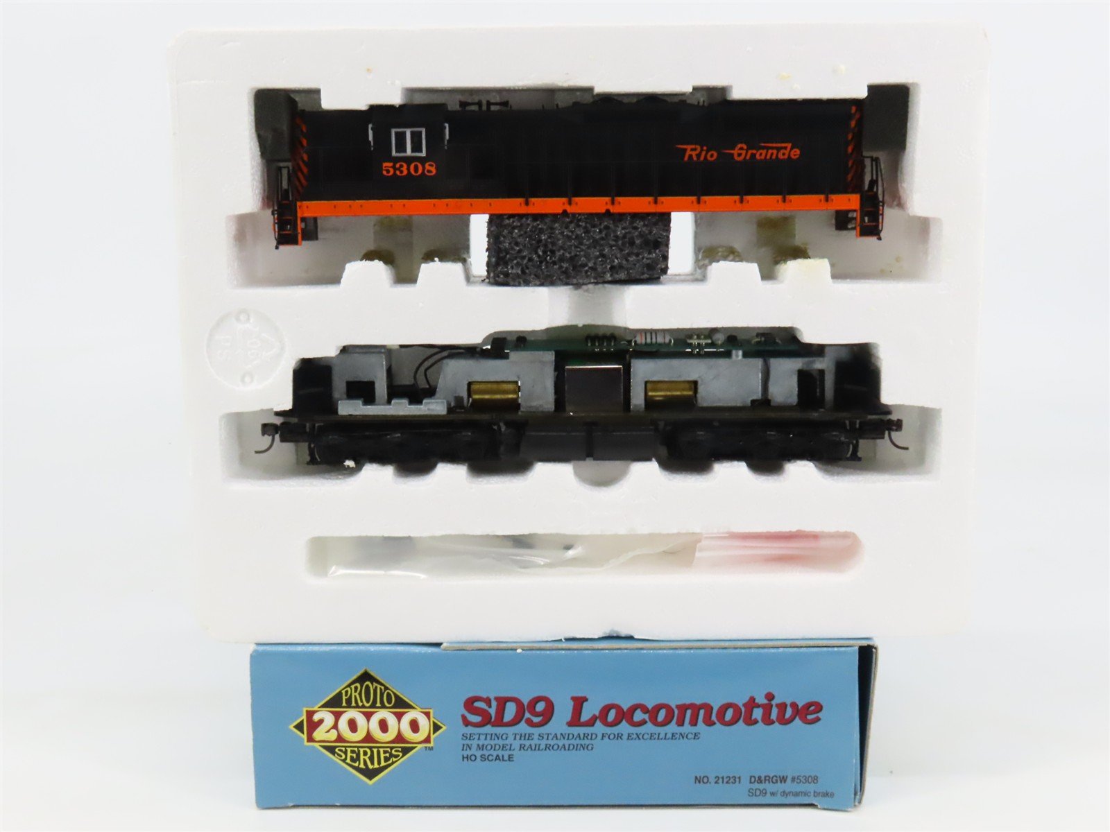 HO Scale Proto 2000 21231 D&RGW Rio Grande EMD SD9 Diesel #5308 - DCC Ready