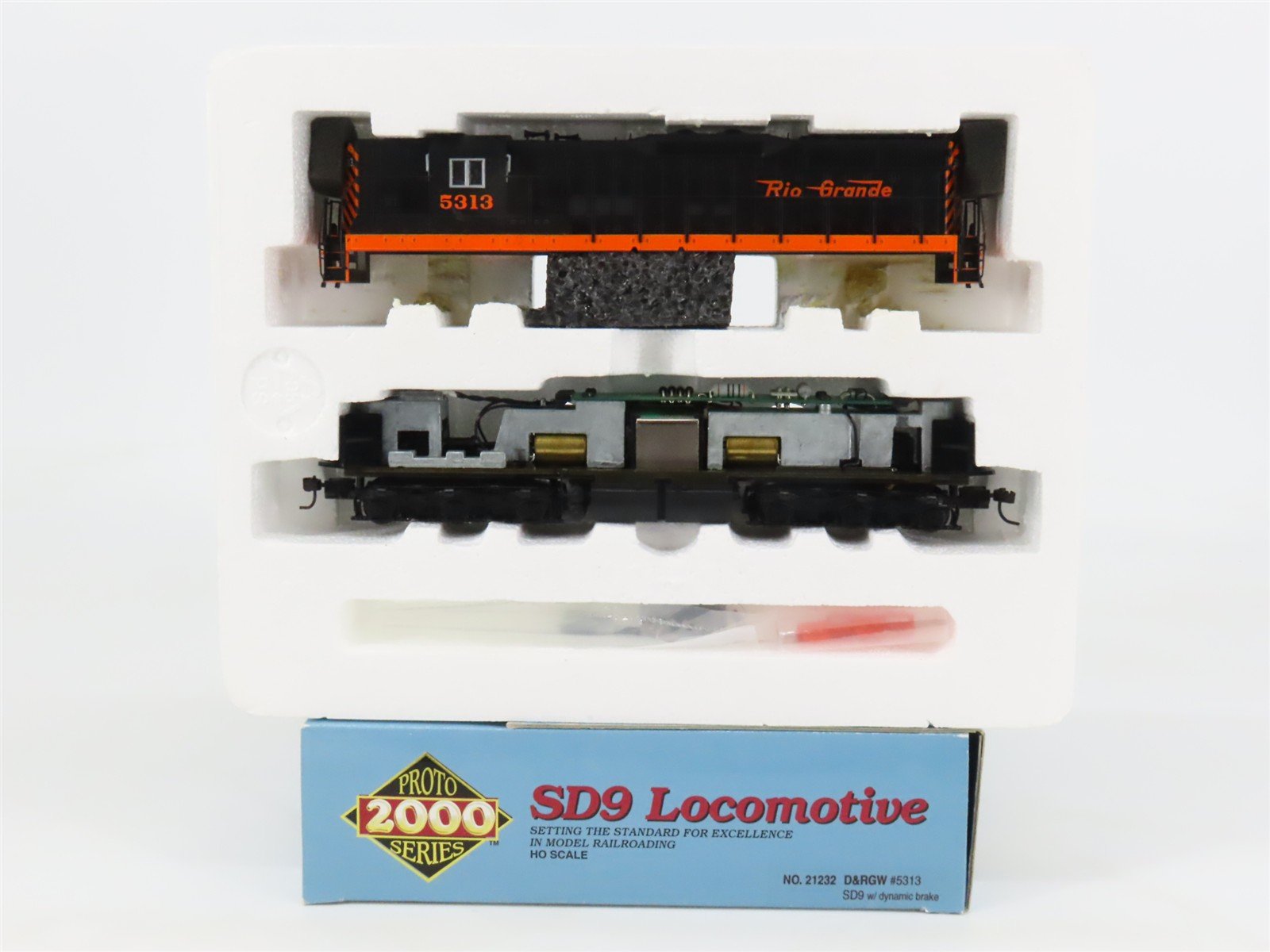HO Scale Proto 2000 21232 D&RGW Rio Grande EMD SD9 Diesel #5313 - DCC Ready