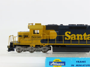 HO Scale Athearn 4401 ATSF Santa Fe EMD SD40-2 Diesel #5036 - Weathered