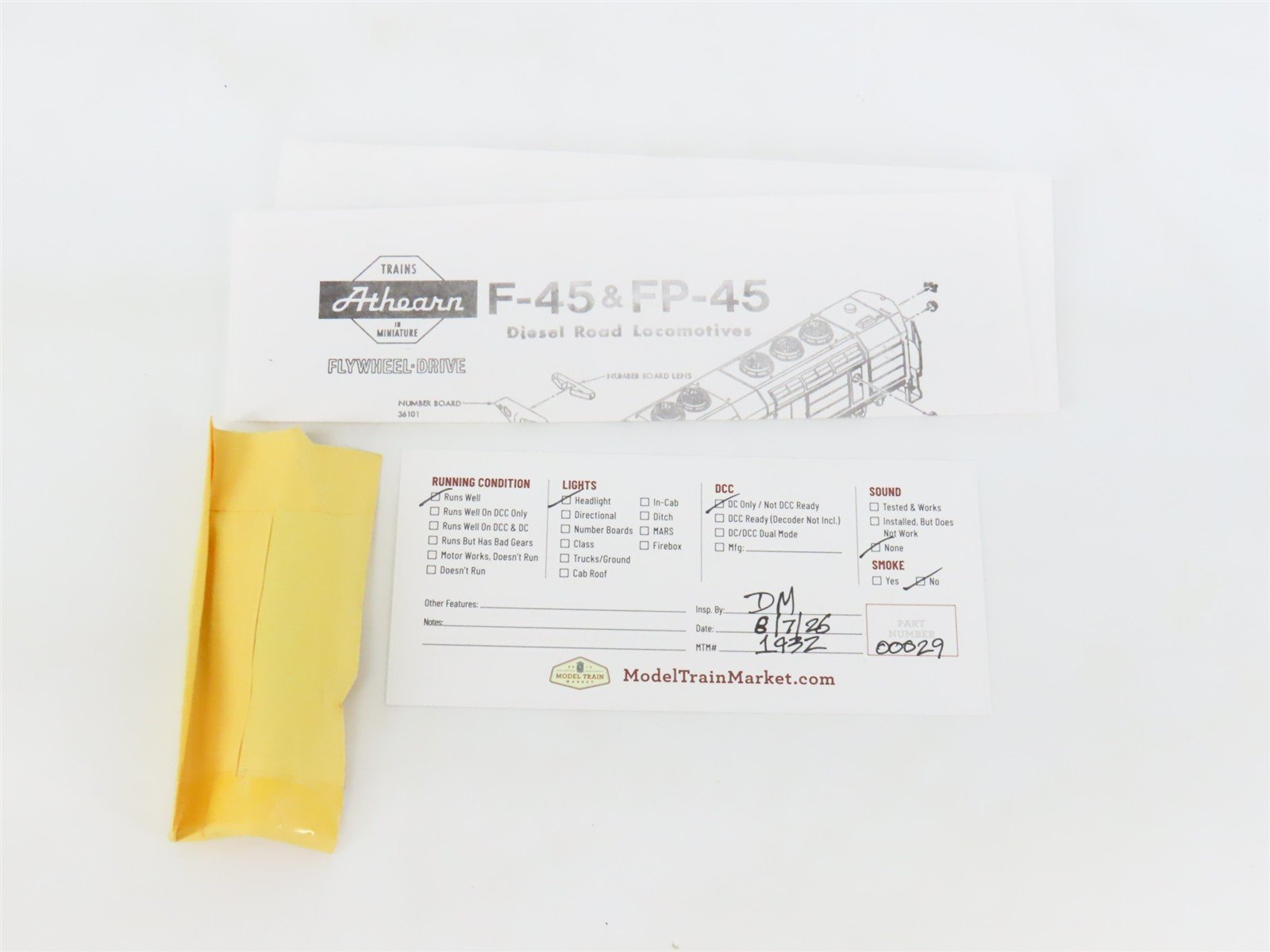 HO Scale Athearn 3601 ATSF Santa Fe EMD F45 Diesel Locomotive #5950