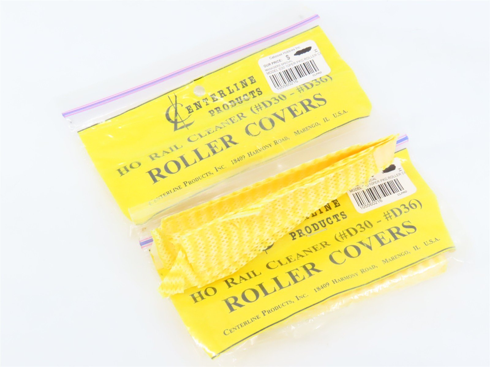 HO Scale Centerline Cleaning Car w/ 2 Roller Covers