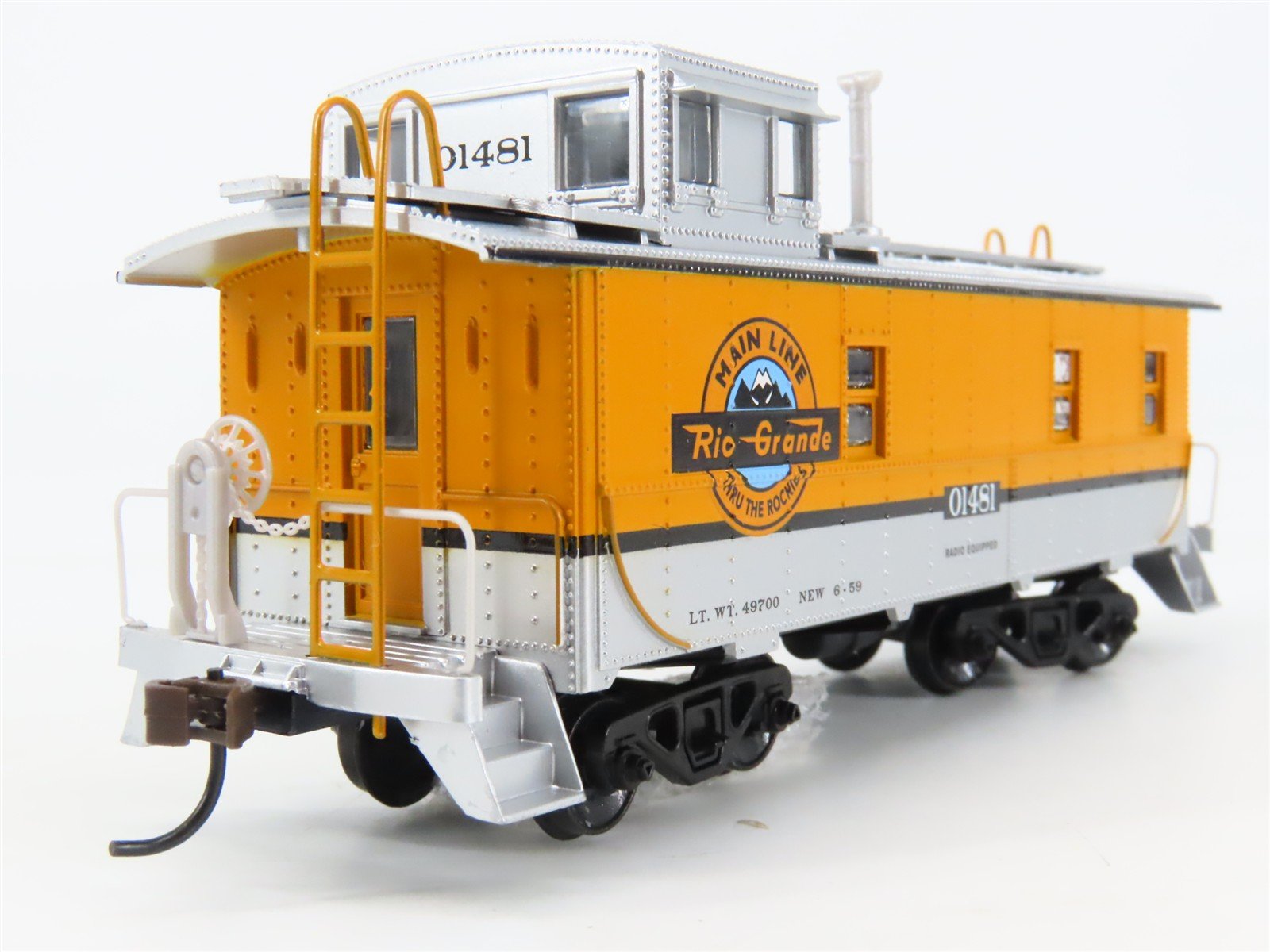 HO Scale Athearn RTR 7403 DRGW Rio Grande Regular Caboose #01481