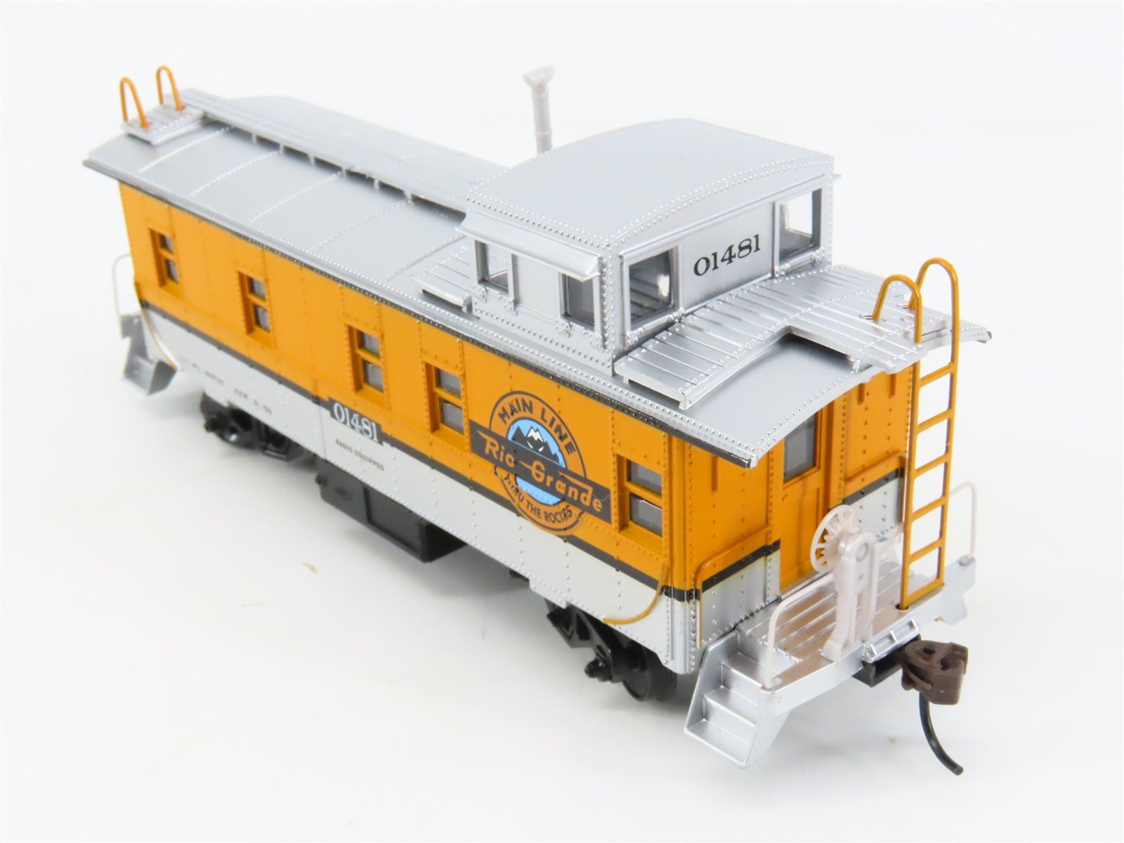HO Scale Athearn RTR 7403 DRGW Rio Grande Regular Caboose #01481