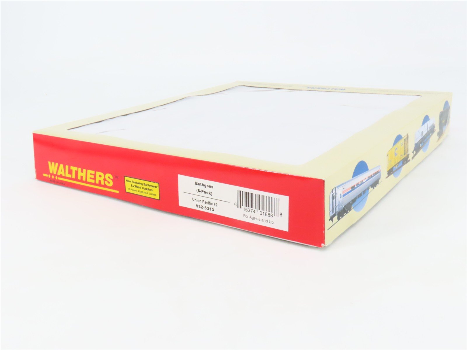 HO Scale Walthers 932-5313 UP Union Pacific Bethgon Hopper 6-Pack #2