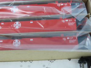 HO Scale Athearn 5918 ATSF Santa Fe Gunderson Maxi-III Well 5-Car Kit