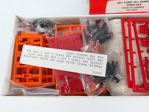 HO Scale Walthers 932-3933 ATSF Santa Fe 263' 5-Unit Spine Car Kit