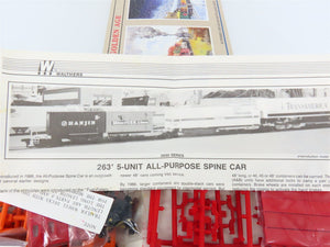 HO Scale Walthers 932-3933 ATSF Santa Fe 263' 5-Unit Spine Car Kit