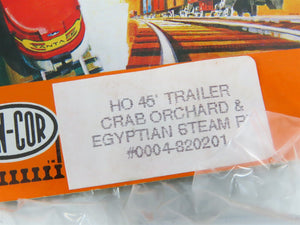 LOT of 6 HO Scale Con-Cor 0004-820201 Crab Orchard & Egyptian 45' Trailers