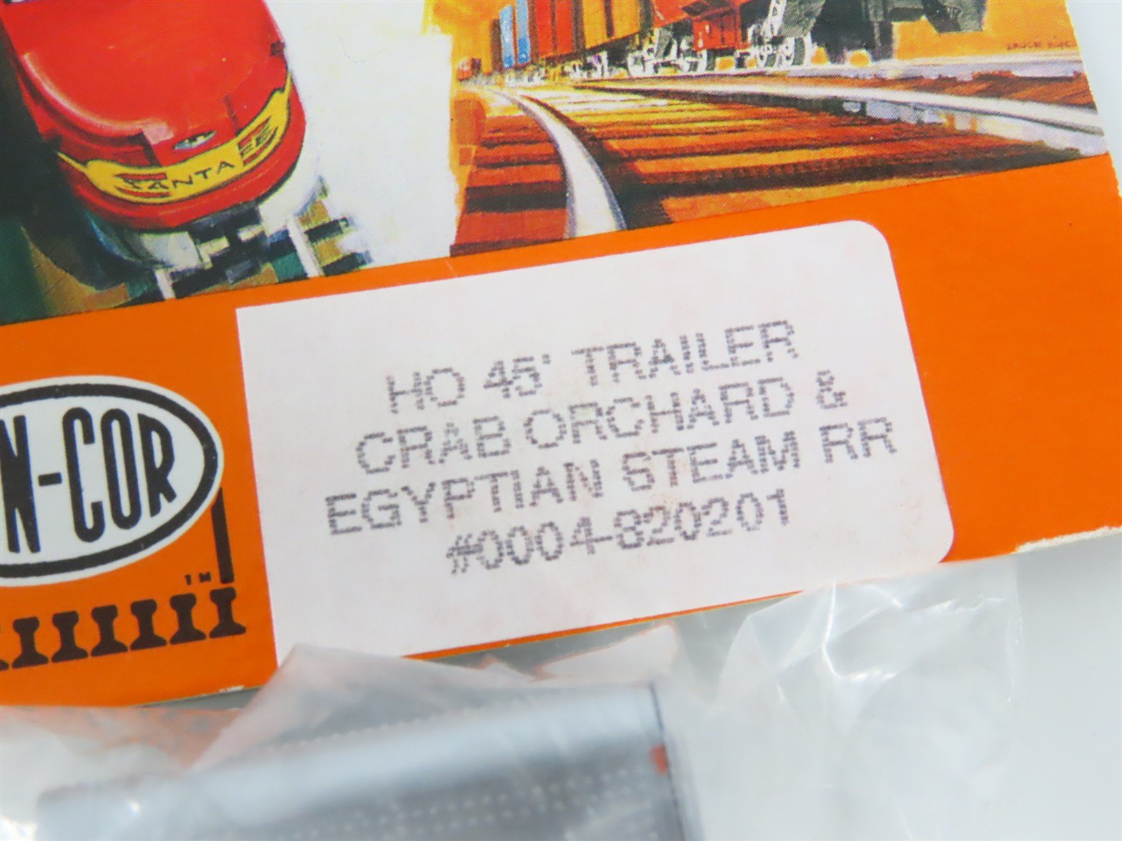 LOT of 6 HO Scale Con-Cor 0004-820201 Crab Orchard & Egyptian 45' Trailers