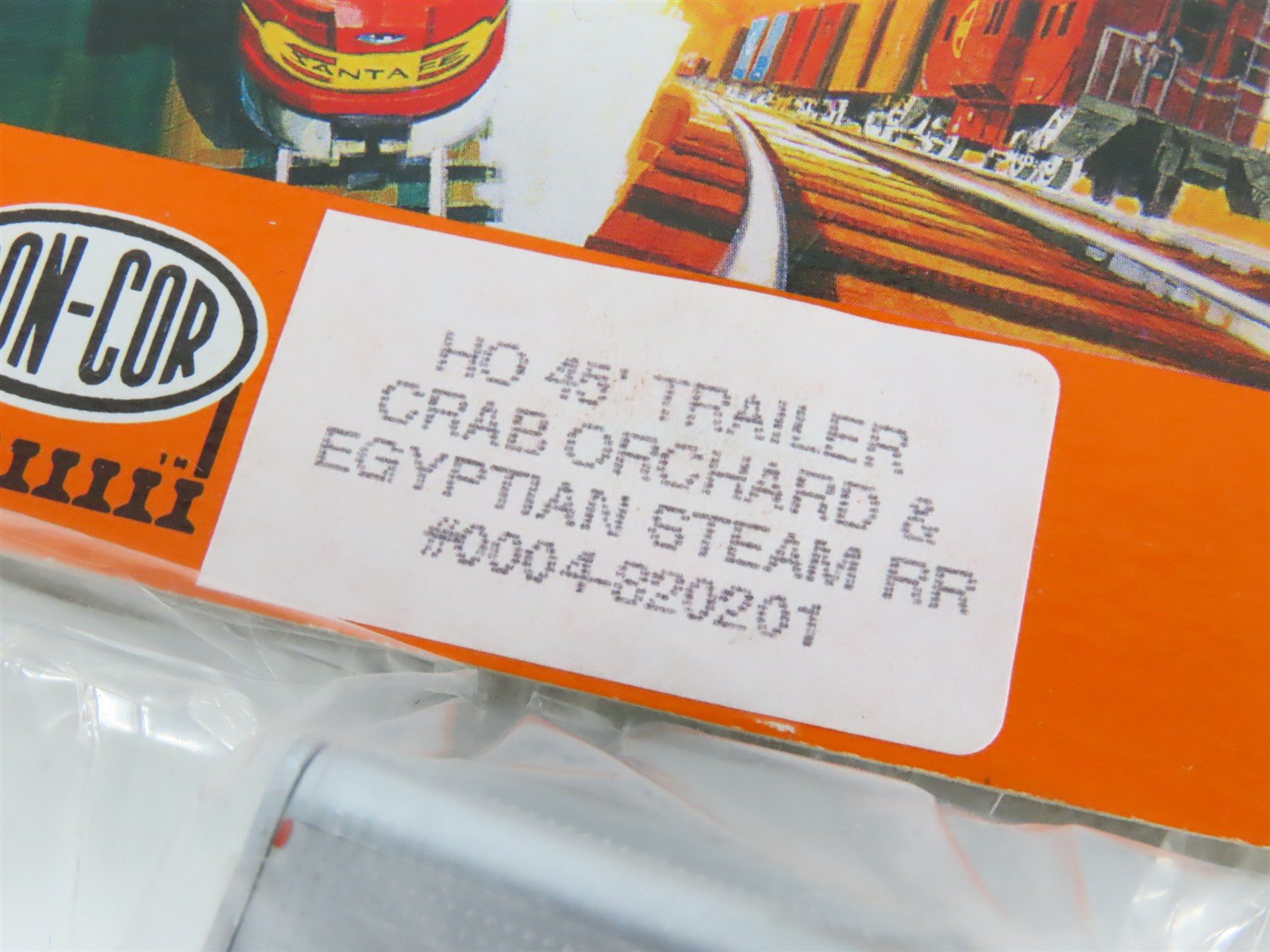 LOT of 6 HO Scale Con-Cor 0004-820201 Crab Orchard & Egyptian 45' Trailers