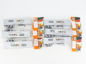 LOT of 6 HO Scale Con-Cor 0004-820101 Nitrol Process 45' Trailers