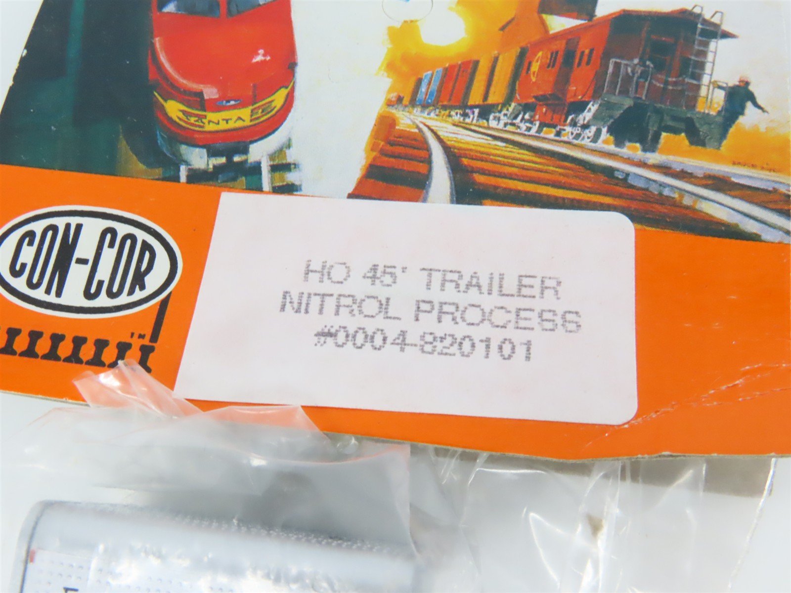 LOT of 6 HO Scale Con-Cor 0004-820101 Nitrol Process 45' Trailers