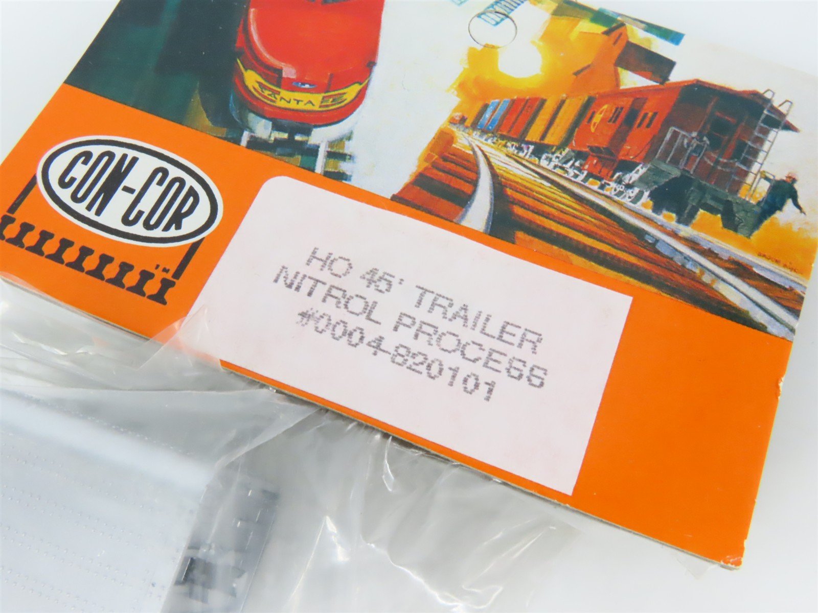 LOT of 6 HO Scale Con-Cor 0004-820101 Nitrol Process 45' Trailers