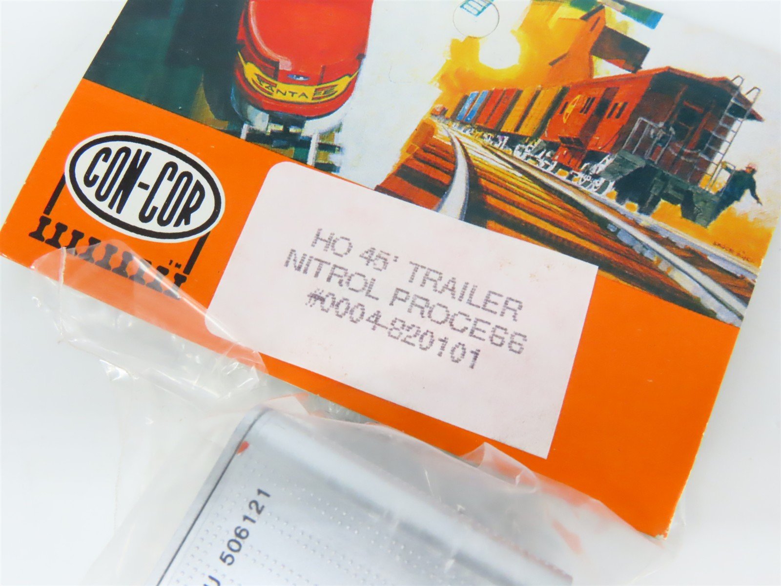 LOT of 6 HO Scale Con-Cor 0004-820101 Nitrol Process 45' Trailers