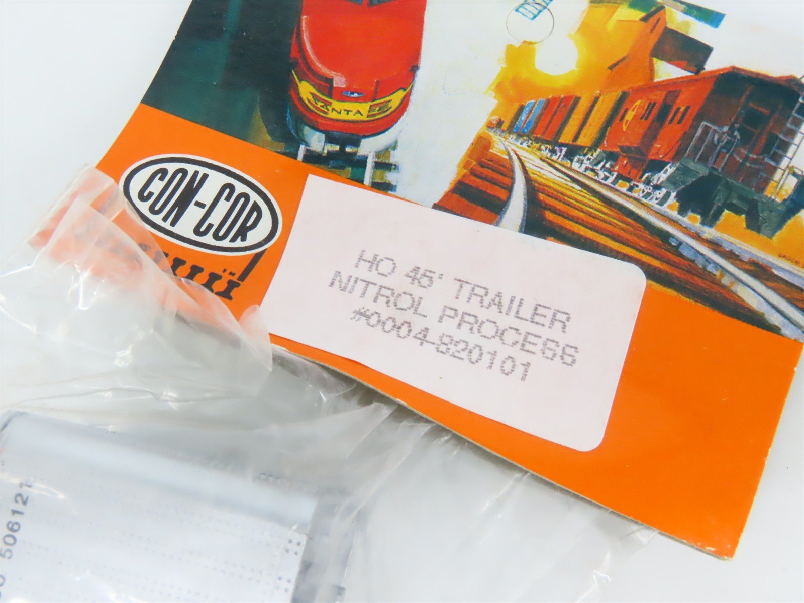 LOT of 6 HO Scale Con-Cor 0004-820101 Nitrol Process 45' Trailers