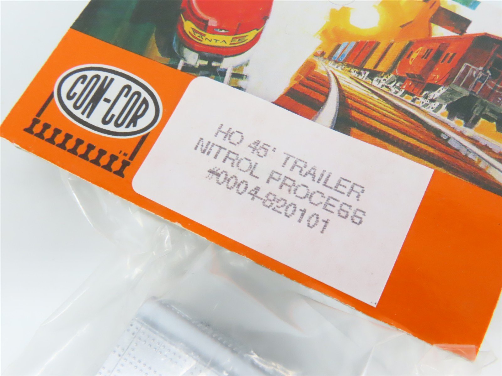 LOT of 6 HO Scale Con-Cor 0004-820101 Nitrol Process 45' Trailers