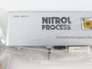 LOT of 6 HO Scale Con-Cor 0004-820101 Nitrol Process 45' Trailers