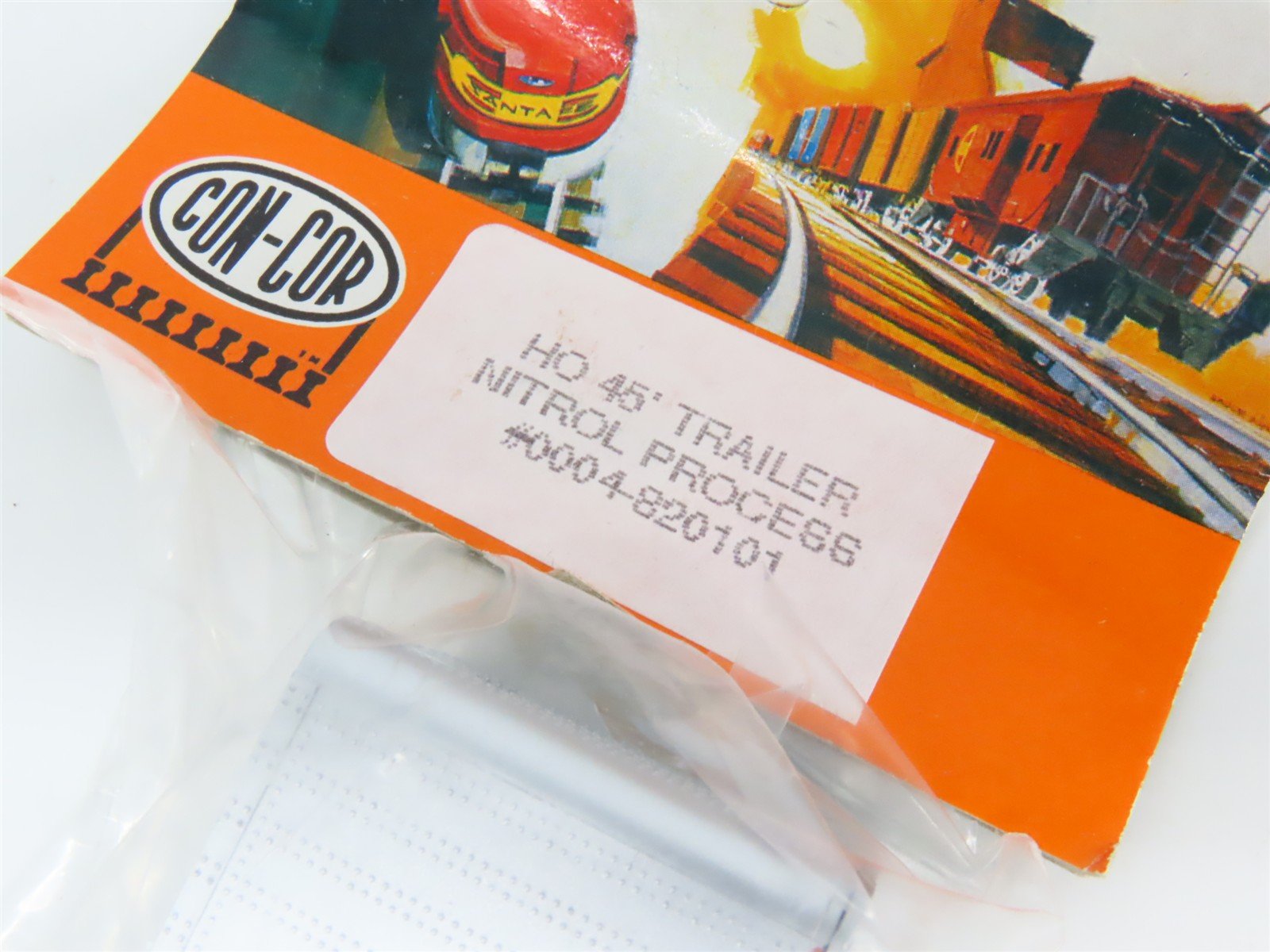 LOT of 6 HO Scale Con-Cor 0004-820101 Nitrol Process 45' Trailers