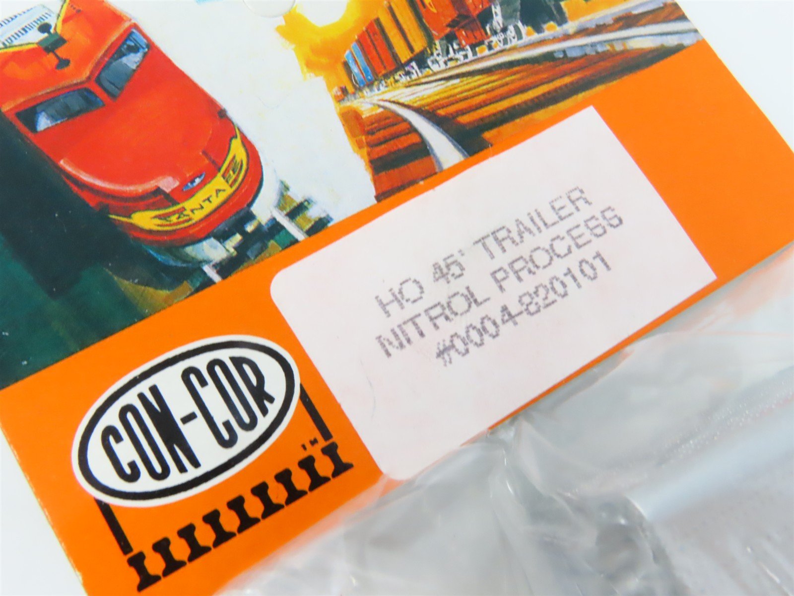 LOT of 6 HO Scale Con-Cor 0004-820101 Nitrol Process 45' Trailers