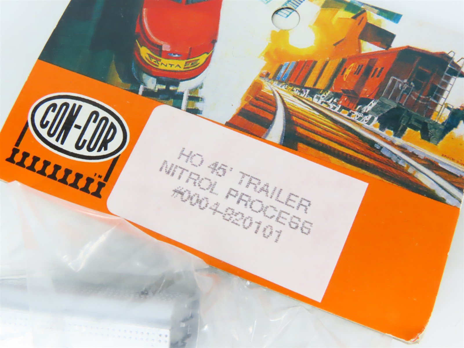 LOT of 6 HO Scale Con-Cor 0004-820101 Nitrol Process 45' Trailers