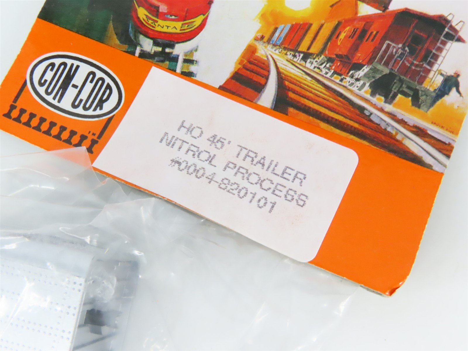 LOT of 6 HO Scale Con-Cor 0004-820101 Nitrol Process 45' Trailers